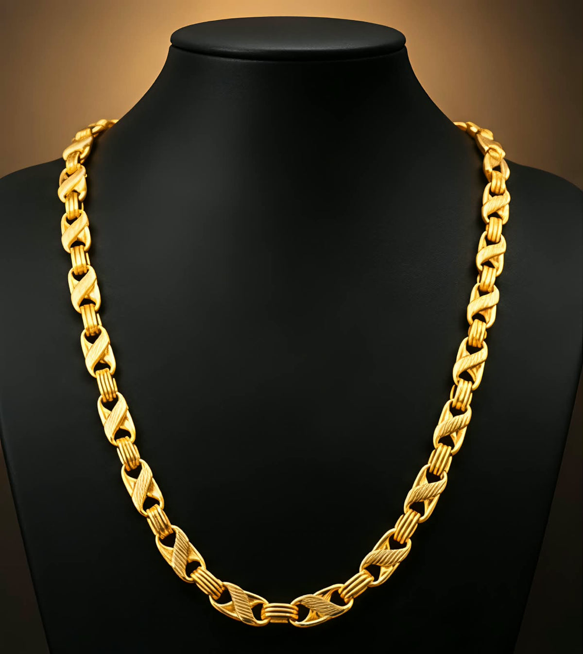 Stylish Heavy Golden Neck Men Chain β 20 Inches | Premium Gold-Plated Chain for Men β¨